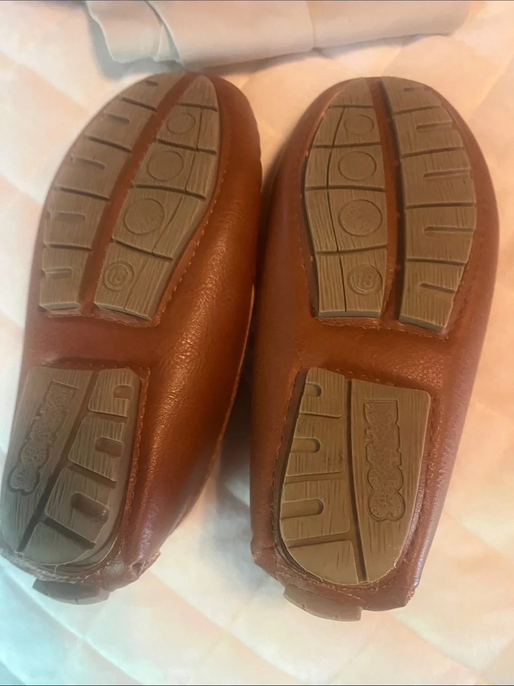 Kids Brown Moccasin Slip-On Loafers